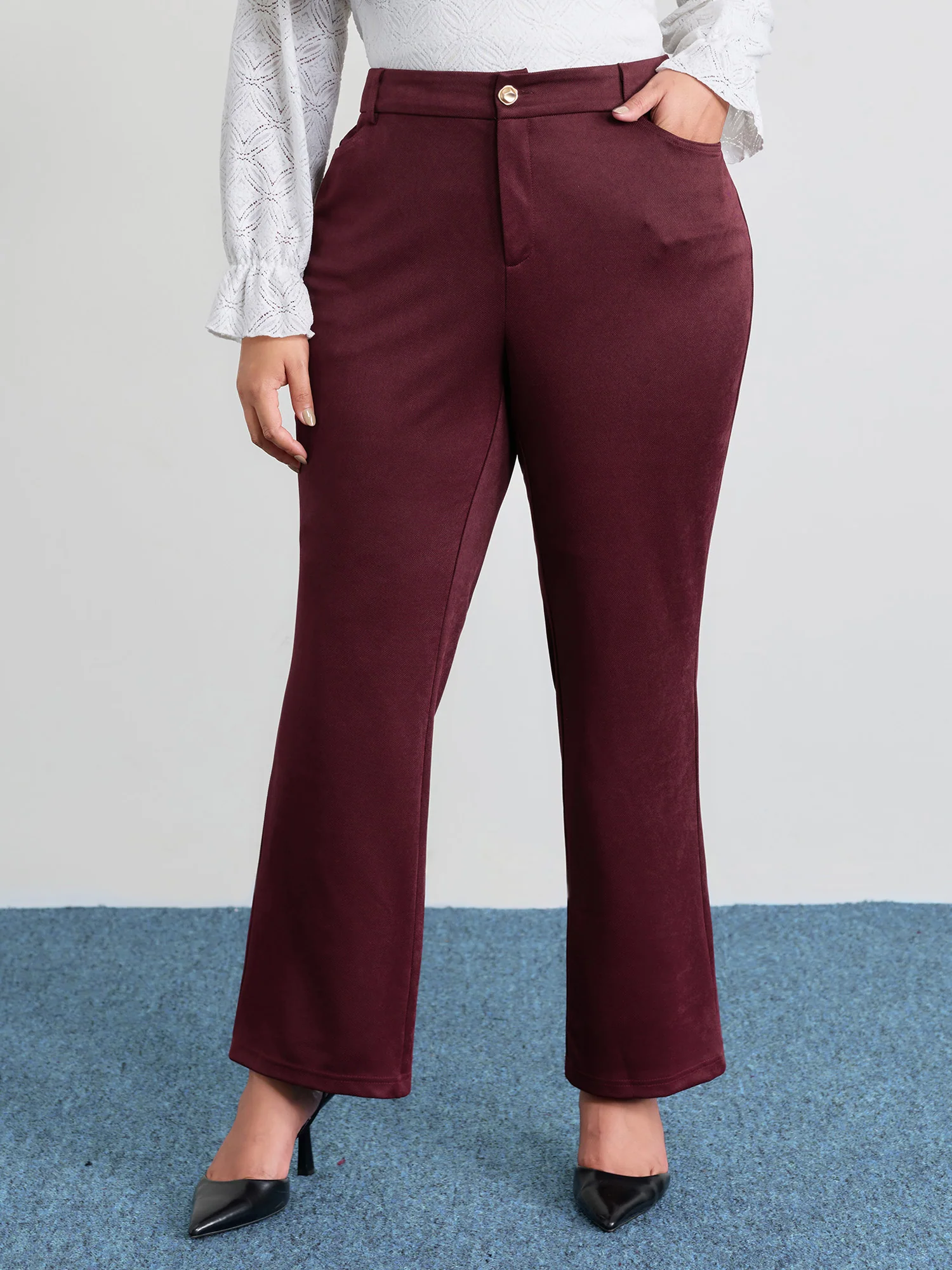 Holiday Colors Flared Pants