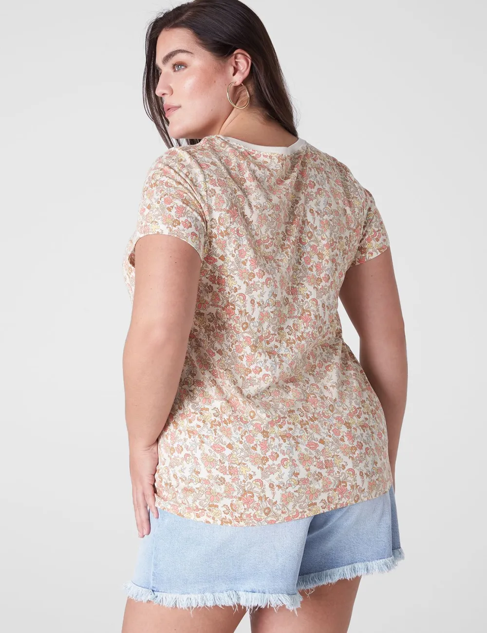 Modern Short-Sleeve V-Neck Tee