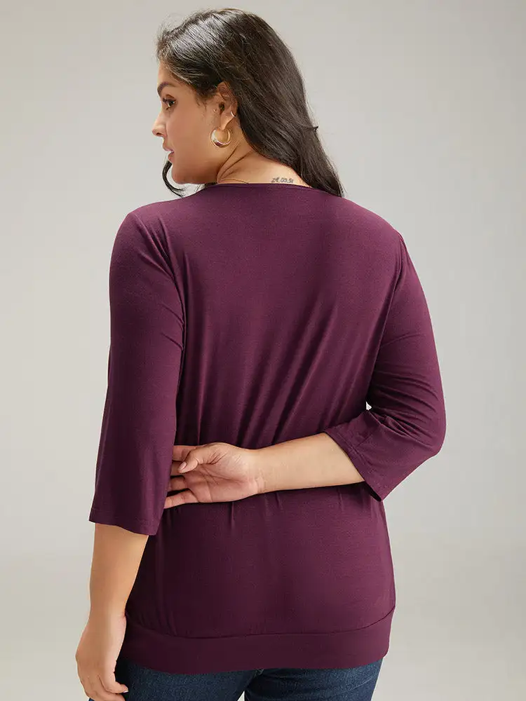 Supersoft Essentials Plain Crossover T-Shirt