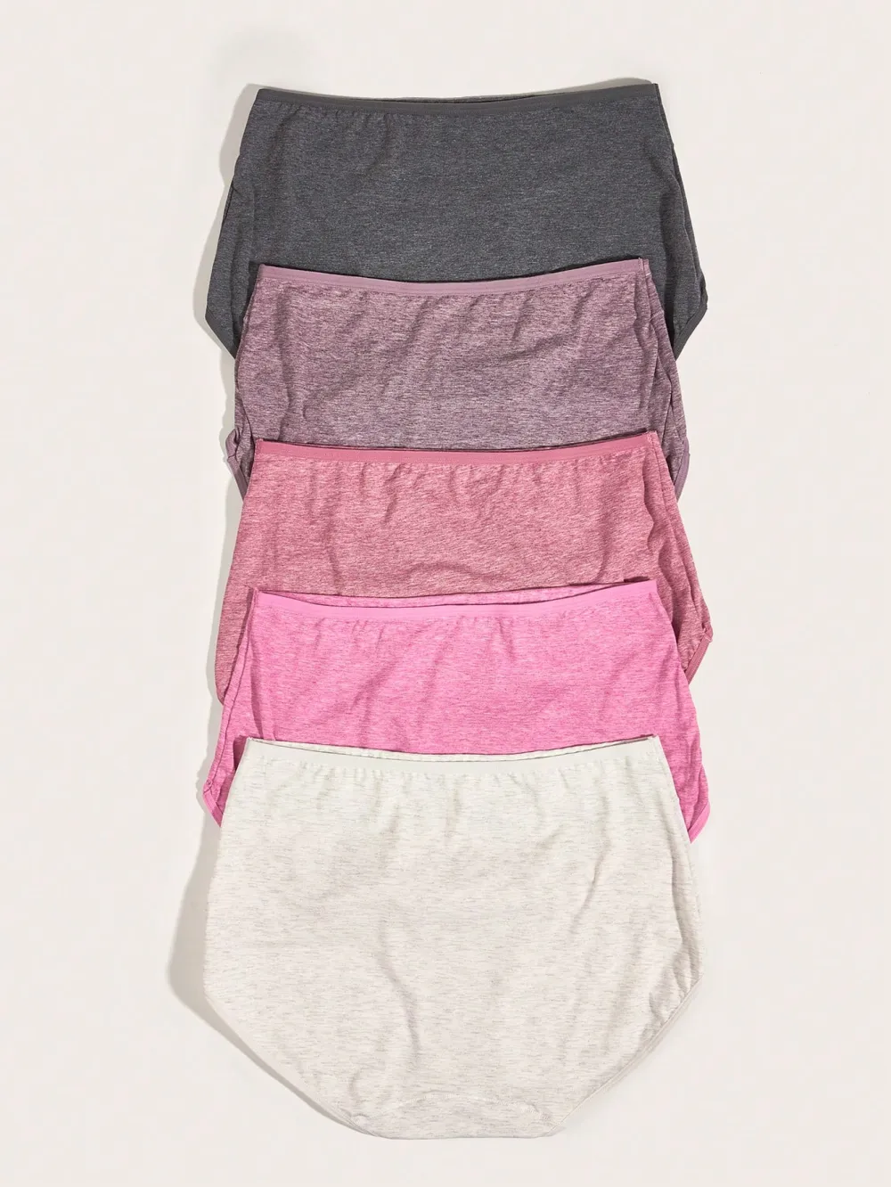 Plus 5 pack Solid Panty