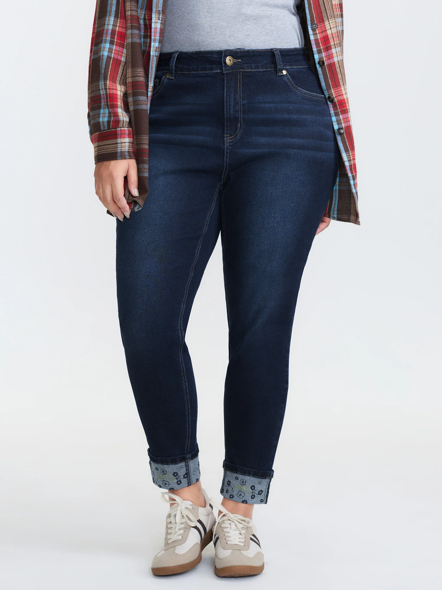 Mid Rise Skinny-Fit Jeans