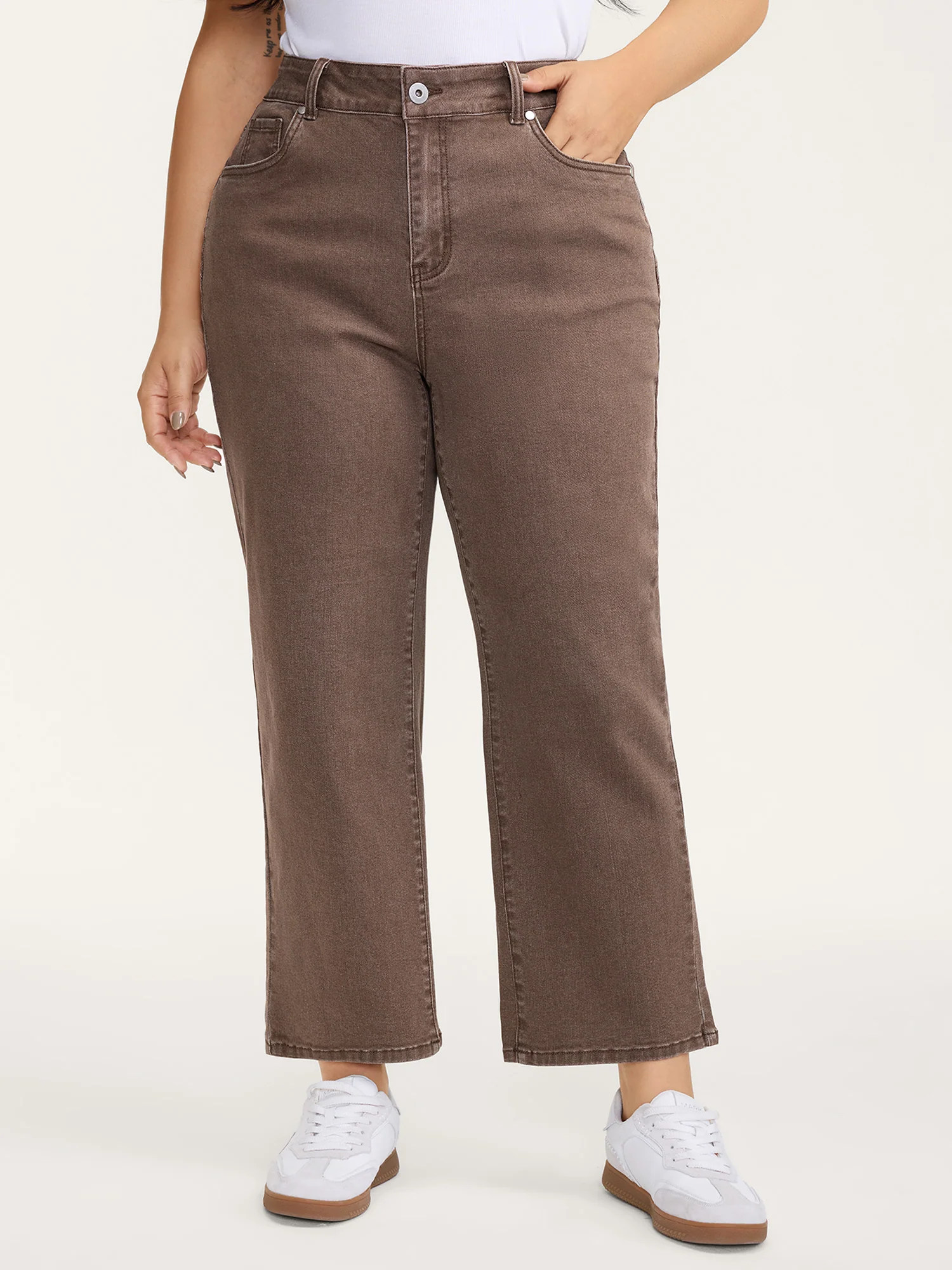 Colorful Cowboy Straight-Leg Jeans