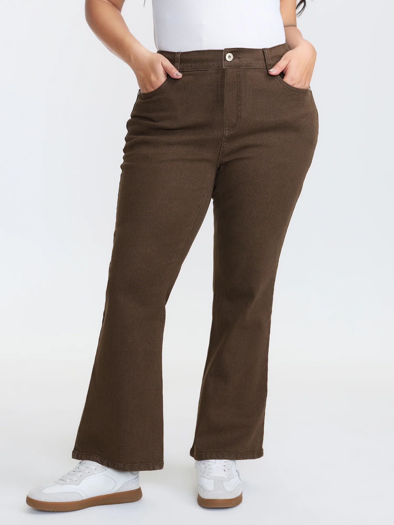 Drawstring Waist Skinny-Fit Jeans