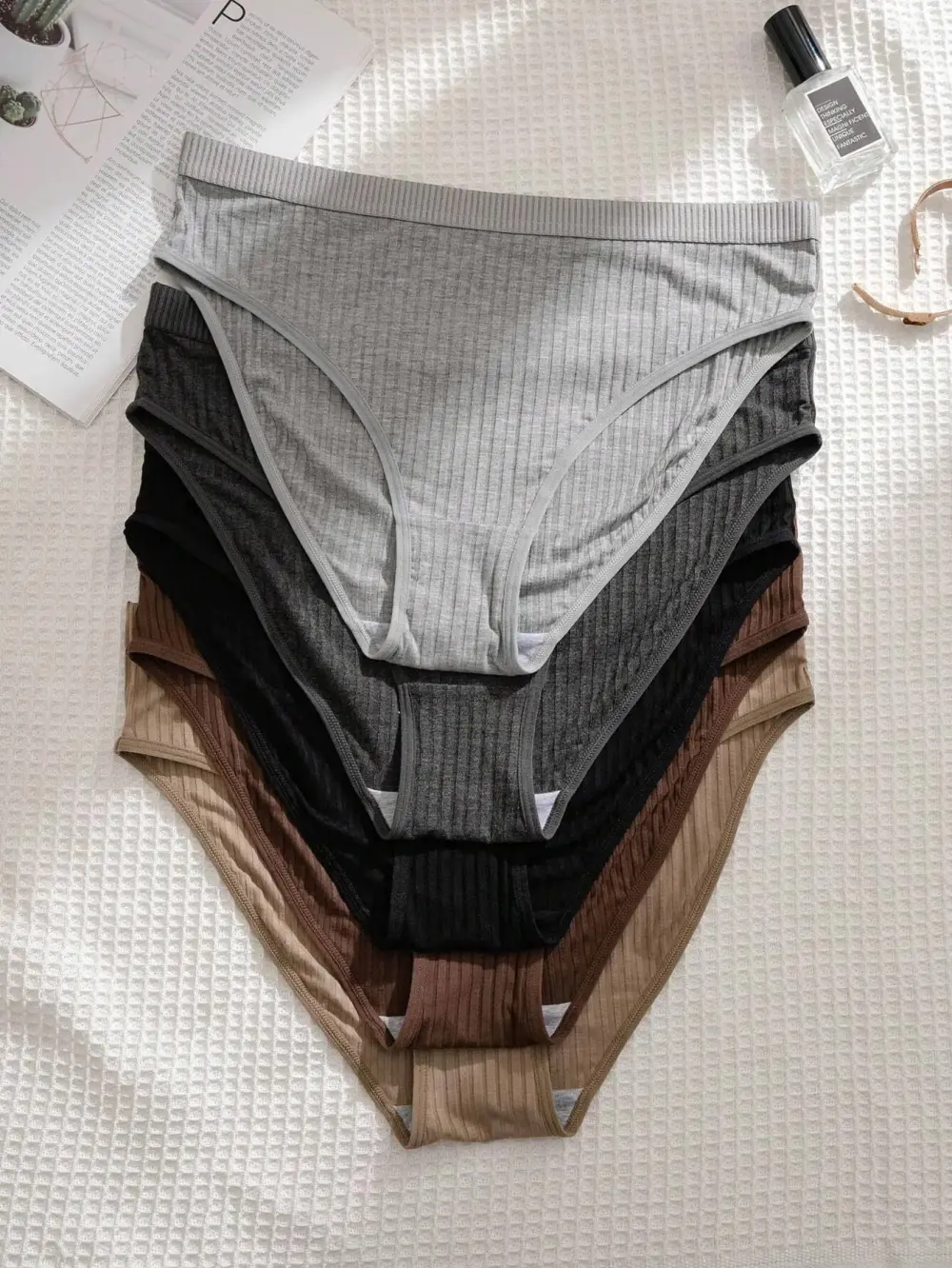 5 Pack Plus Size Pit Strip Triangle Panties