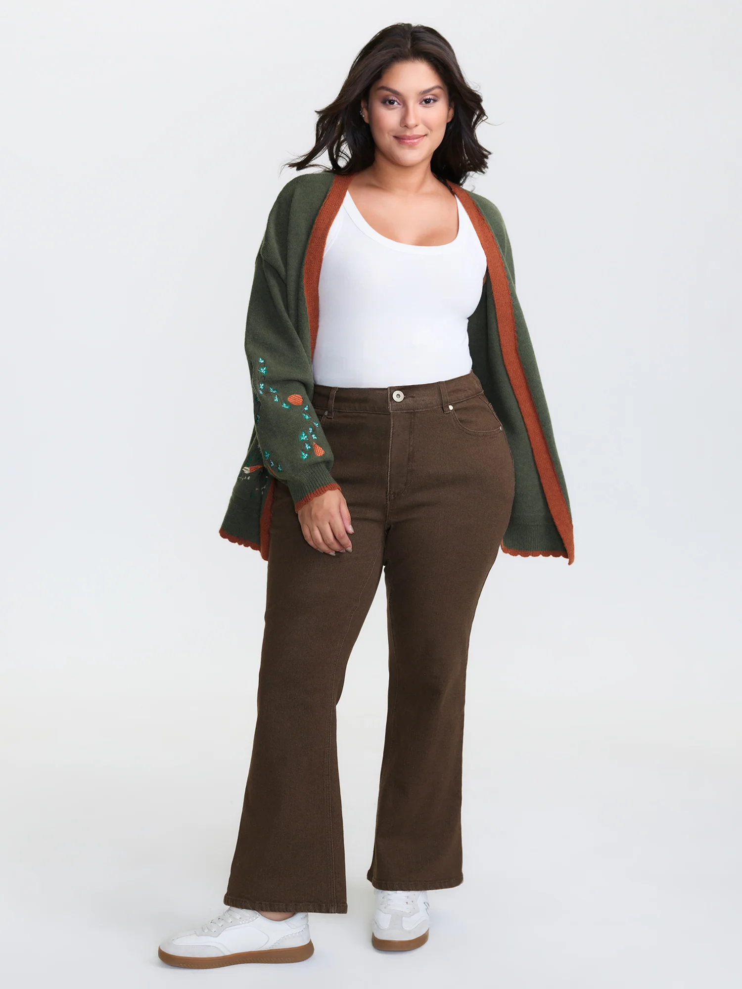 Drawstring Waist Skinny-Fit Jeans