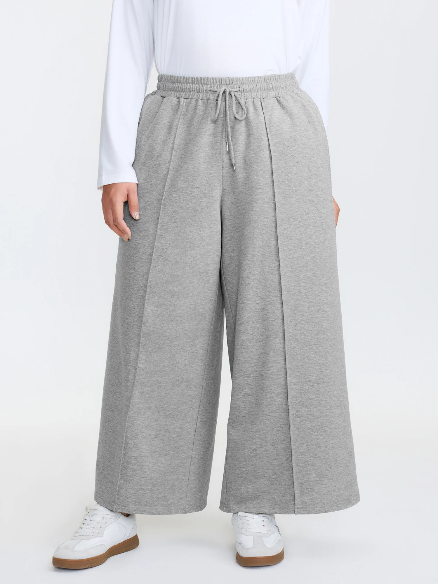 Toothpick Pleat Drawstring Pants