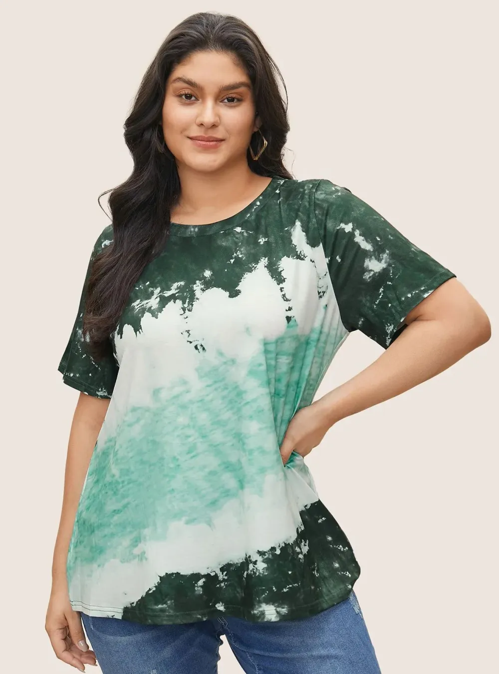 Tie Dye Round Neck T-shirt