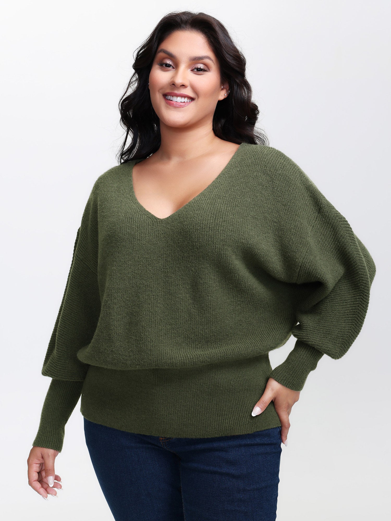 Backless Cut-Out Cropped Pullover