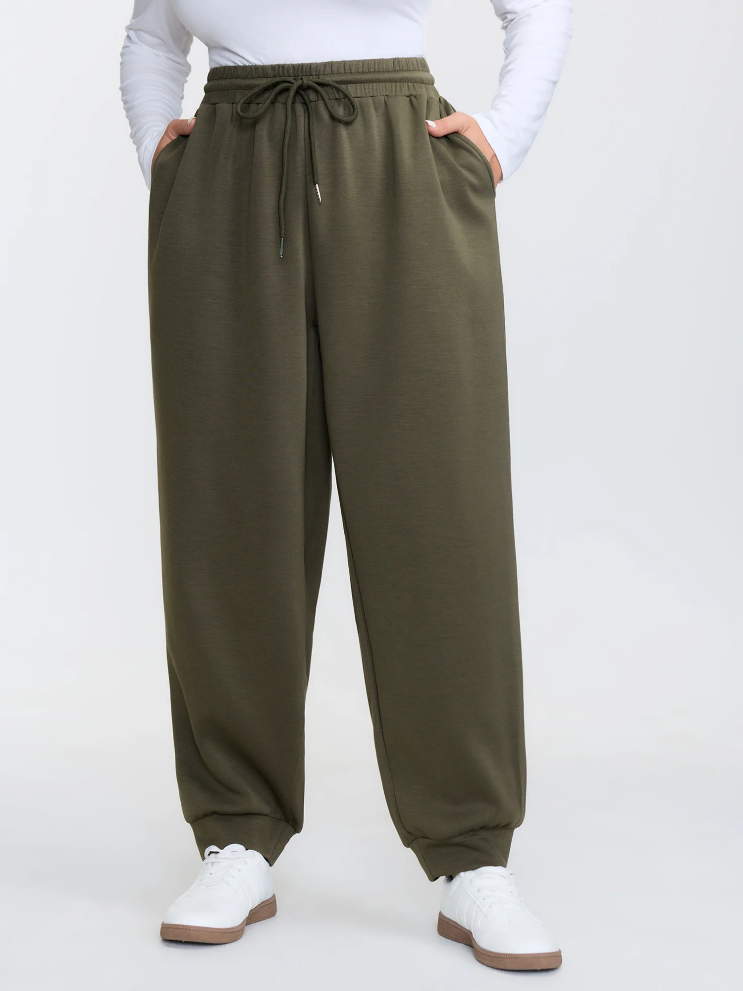 Supersoft Stretchy Drawstring Knit Pants