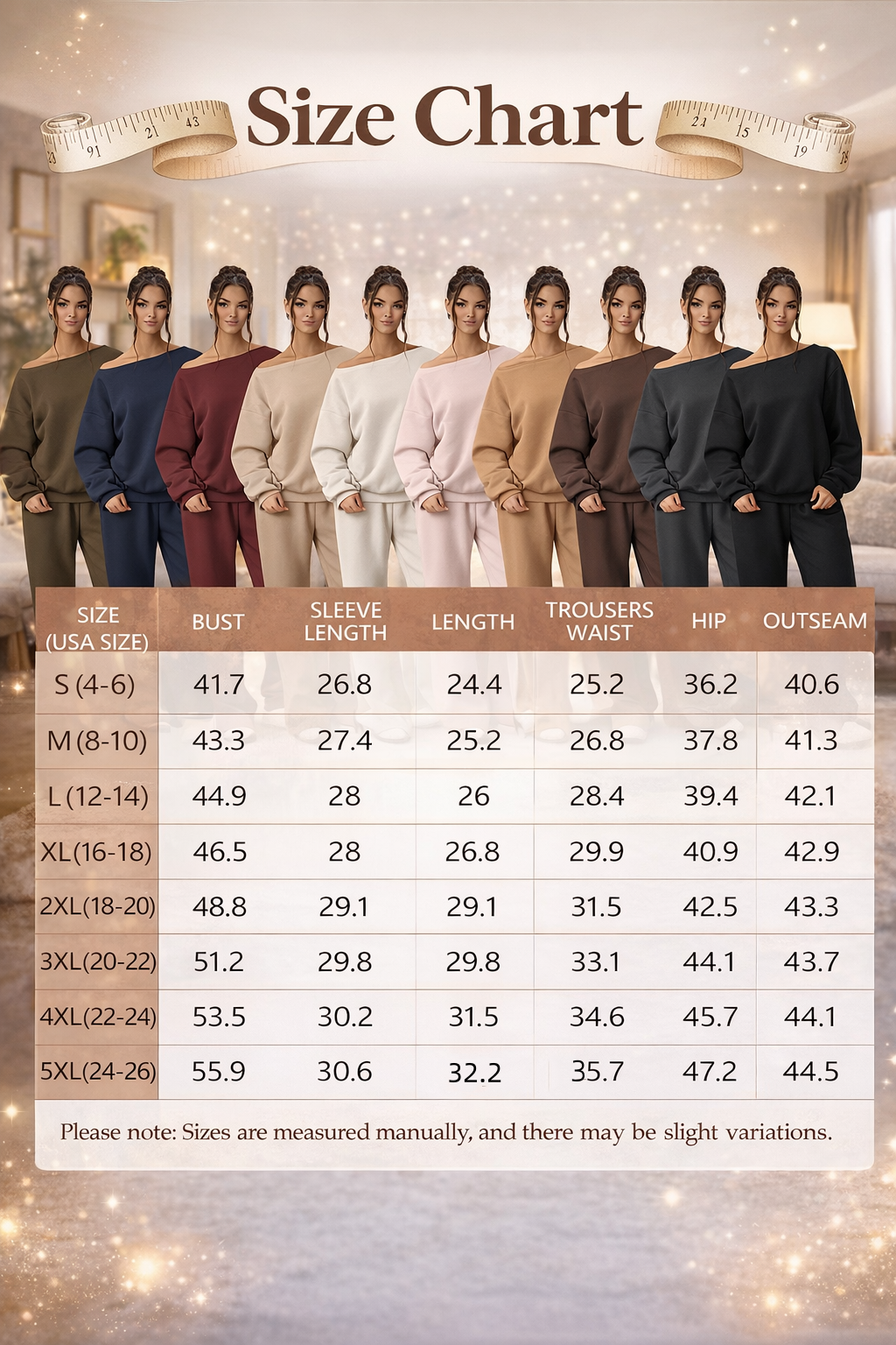 🔥HOT🔥Women's Winter Off-Shoulder Long-Sleeve Top and Wide-Leg Pants Set