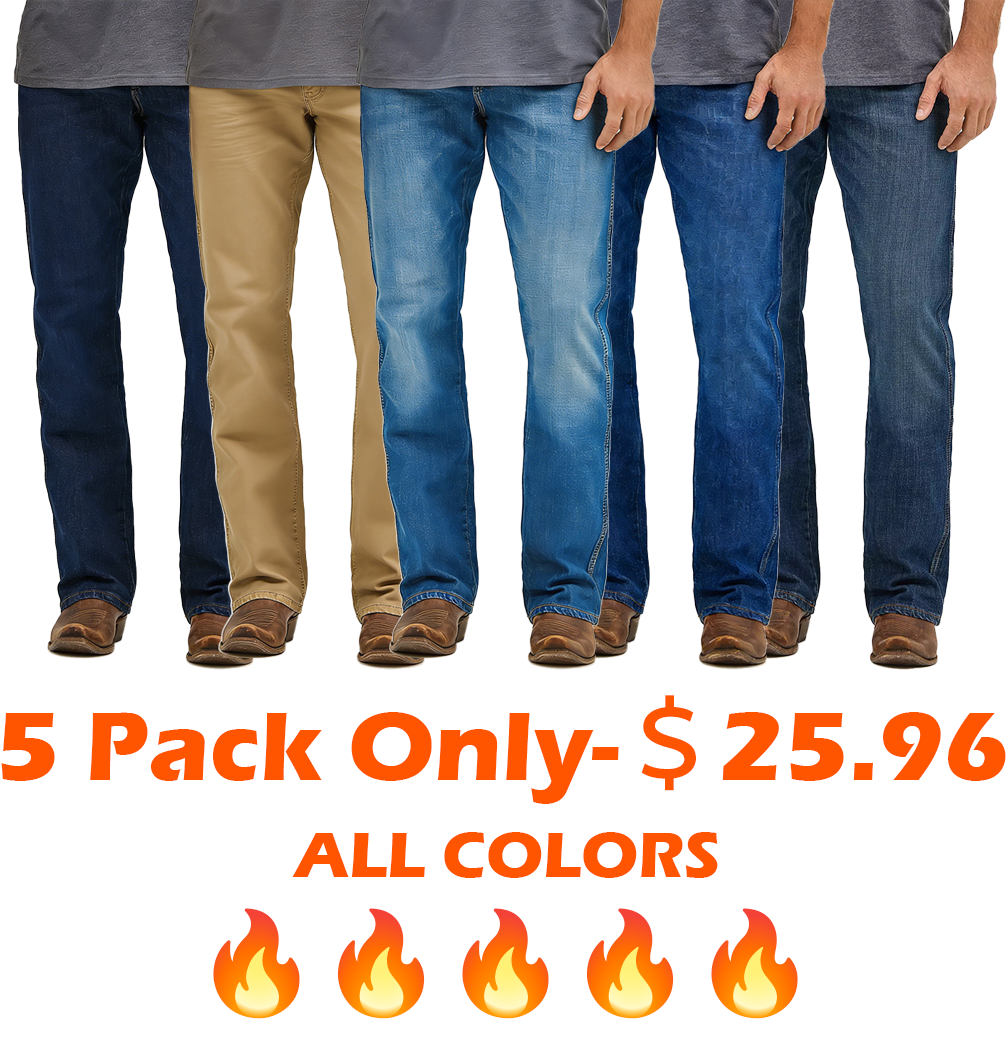 Men's Relaxed Fit Bootcut Jean