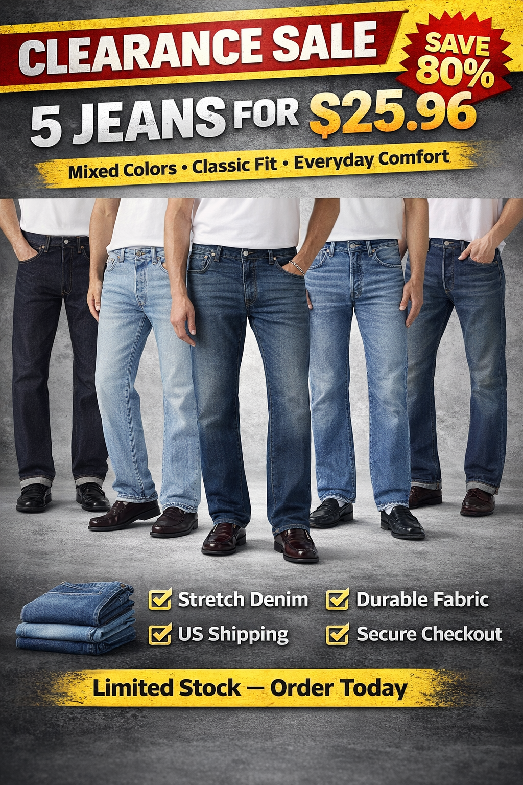 Original Fit Selvedge Men's Jeans