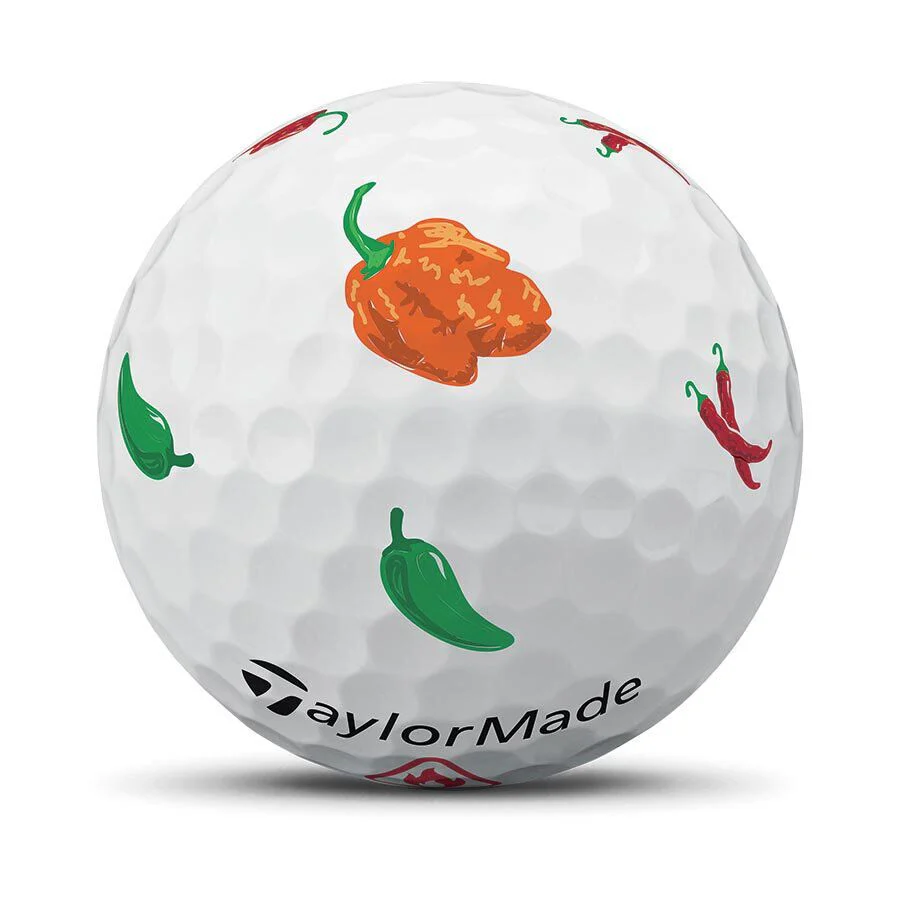TaylorMade TP5 Pix Hot Shot Peppers Limited Edition Golf Balls (1 Dozen)