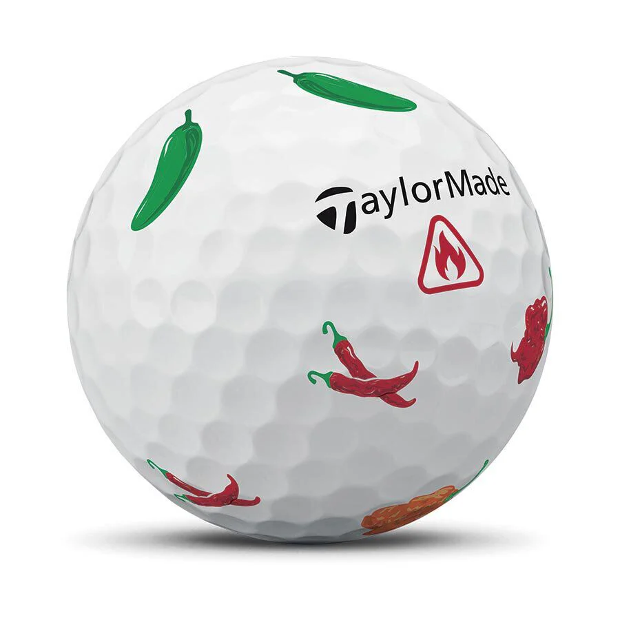 TaylorMade TP5 Pix Hot Shot Peppers Limited Edition Golf Balls (1 Dozen)