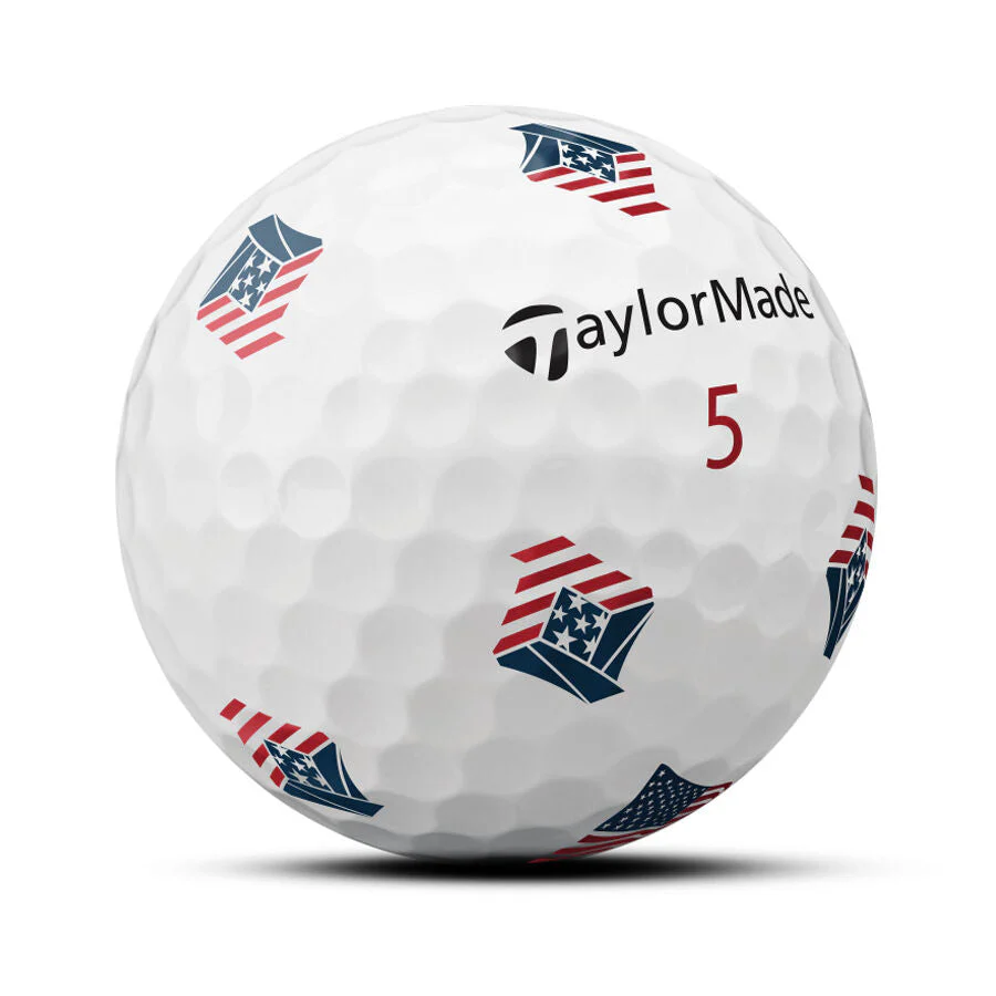 TaylorMade 2024 TP5x pix 3.0 USA White Golf Balls (1 Dozen)