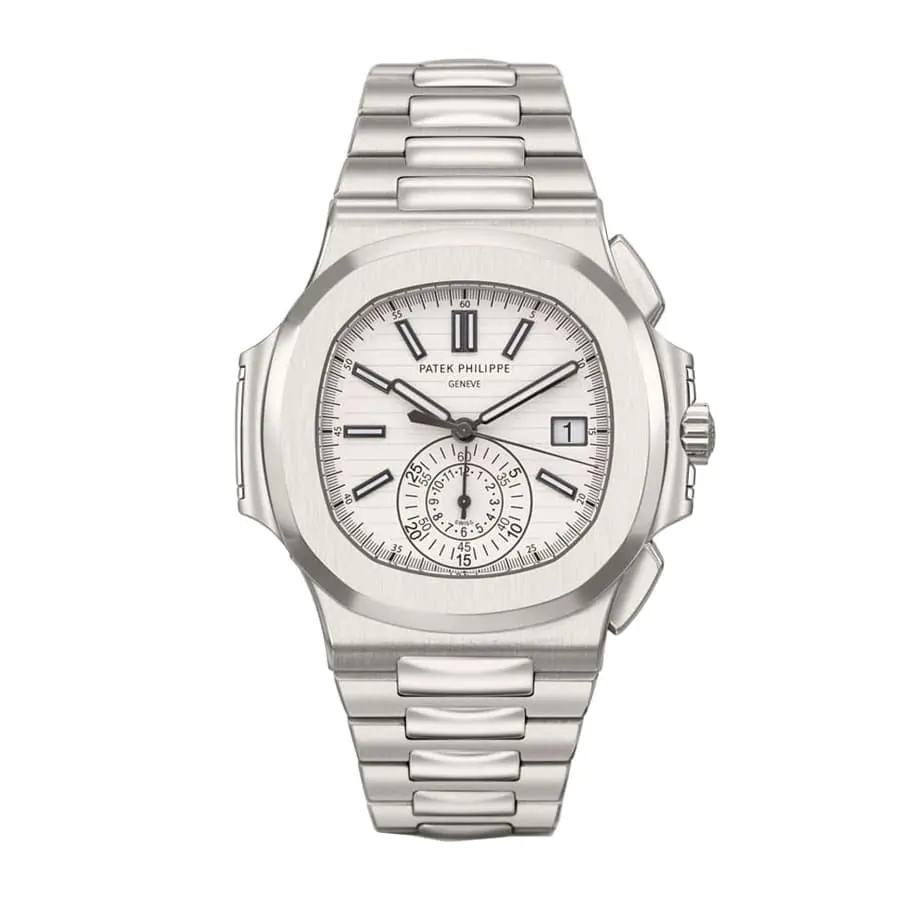 Patek Philippe Nautilus Chronograph 5980/1A-019 “White Dial” Precision Clone