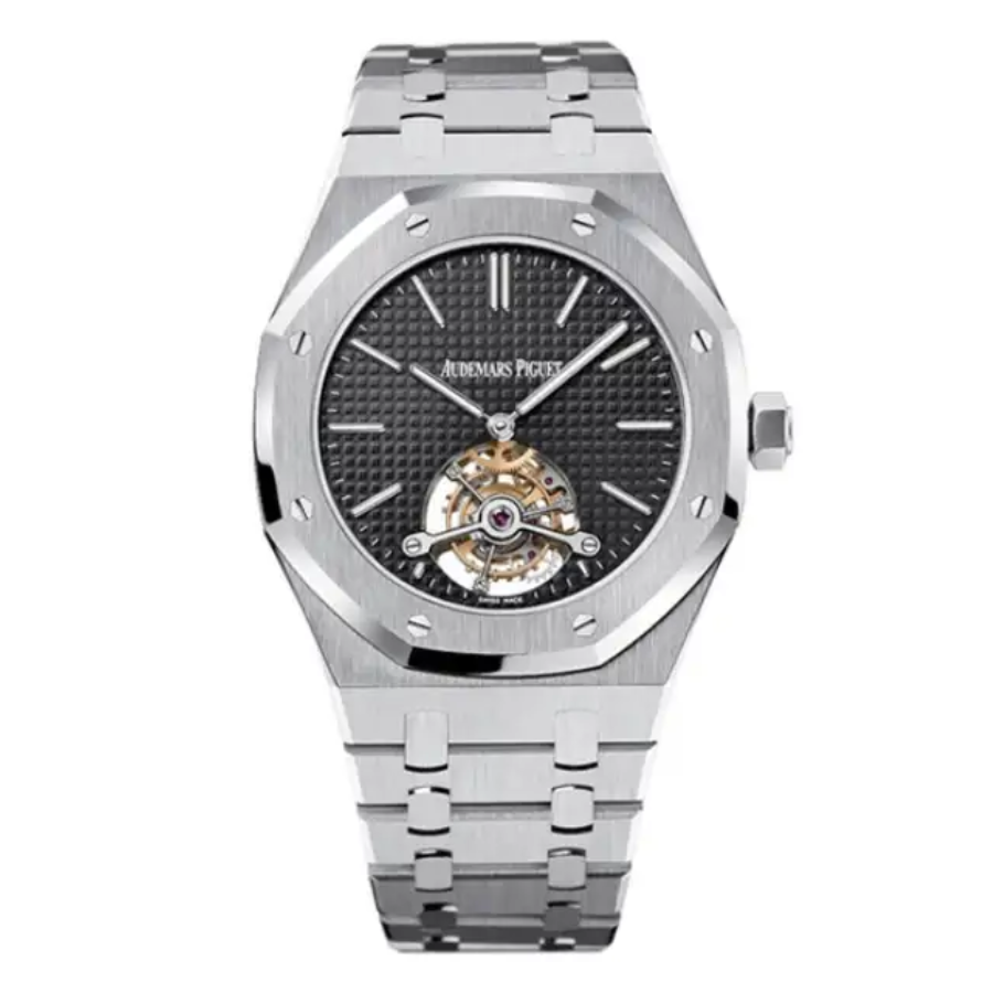 Audemars Piguet Royal Oak Tourbillon 26512ST “Black Dial” High Fidelity Replica