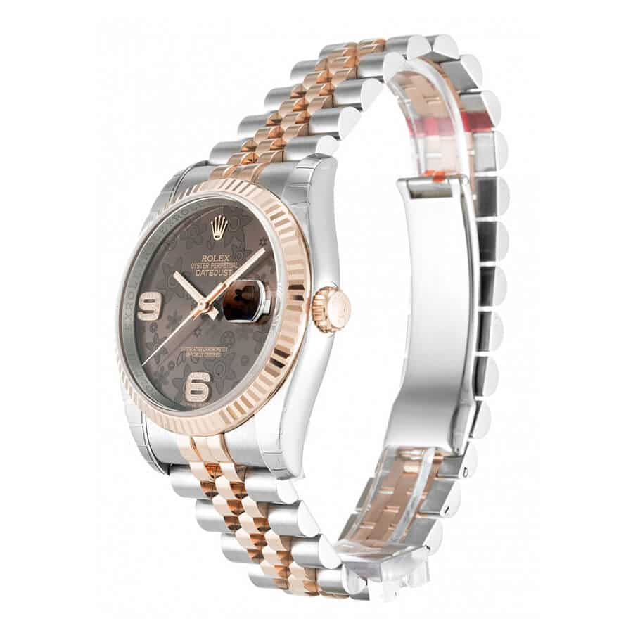 Rolex Datejust Chocolate Floral Dial 116231-0105 Ultra Clone 1:1