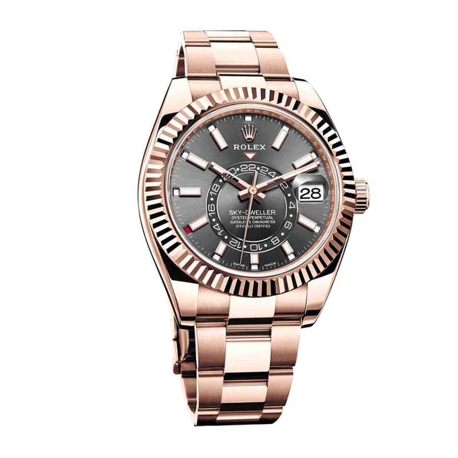Rolex Sky-Dweller 326935-0007 “Everose Rhodium Dial” Next Level Replica