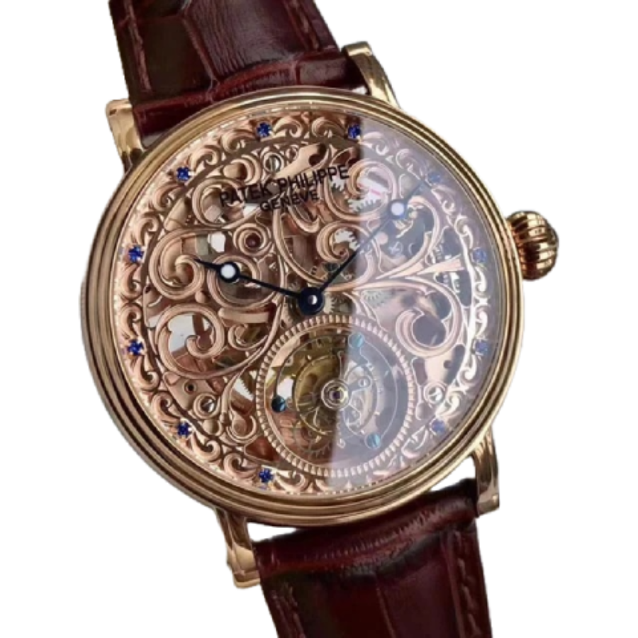 Patek Philippe Grand Complications Tourbillon Sapphire Rose Gold Ultra Fine Replica