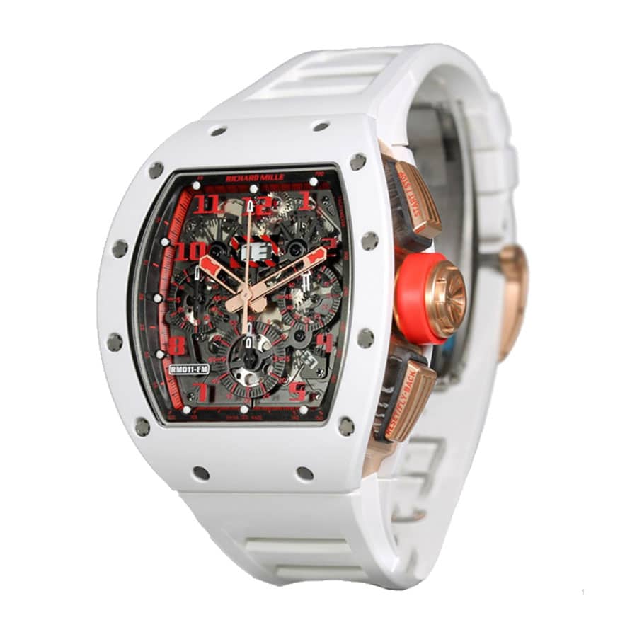 Richard Mille RM 011 White Demon Chronograph Ultimate Clone Quality