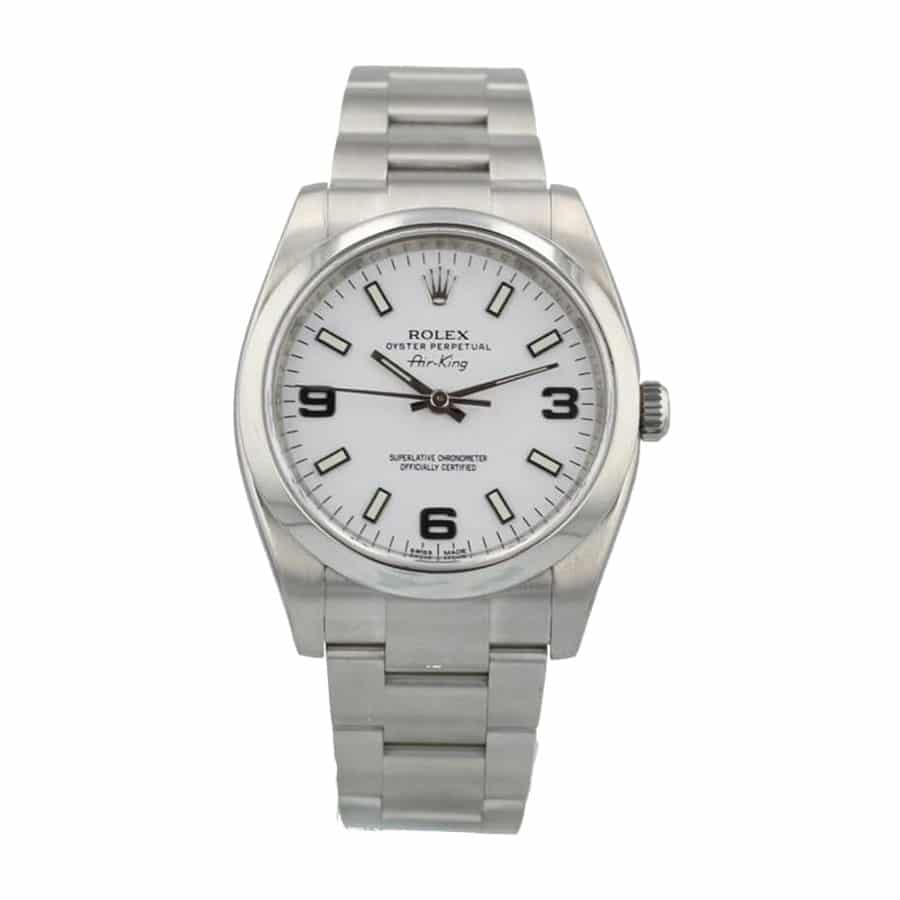 Rolex Air-King Stainless Steel White Dial 114200 Elite Clone Edition