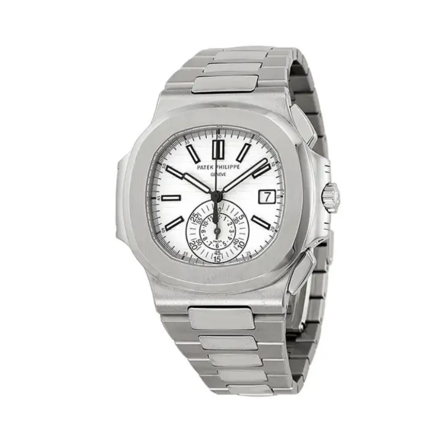 Patek Philippe Nautilus Chronograph 5980/1A-019 “White Dial” Precision Clone