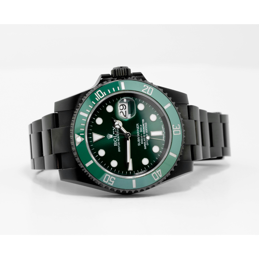 Rolex Submariner Blaken 116611N “Green Dial” Ultra Precision Replica