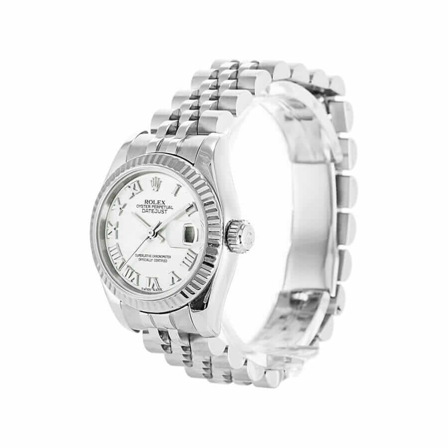 Rolex Datejust White Roman Numeral Dial 179174 Exact Replica 1:1