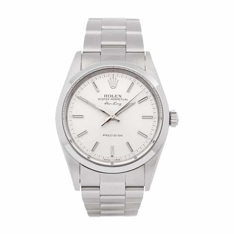 Rolex Air-King Stainless Steel White Dial 14000 Authentic Copy 1:1