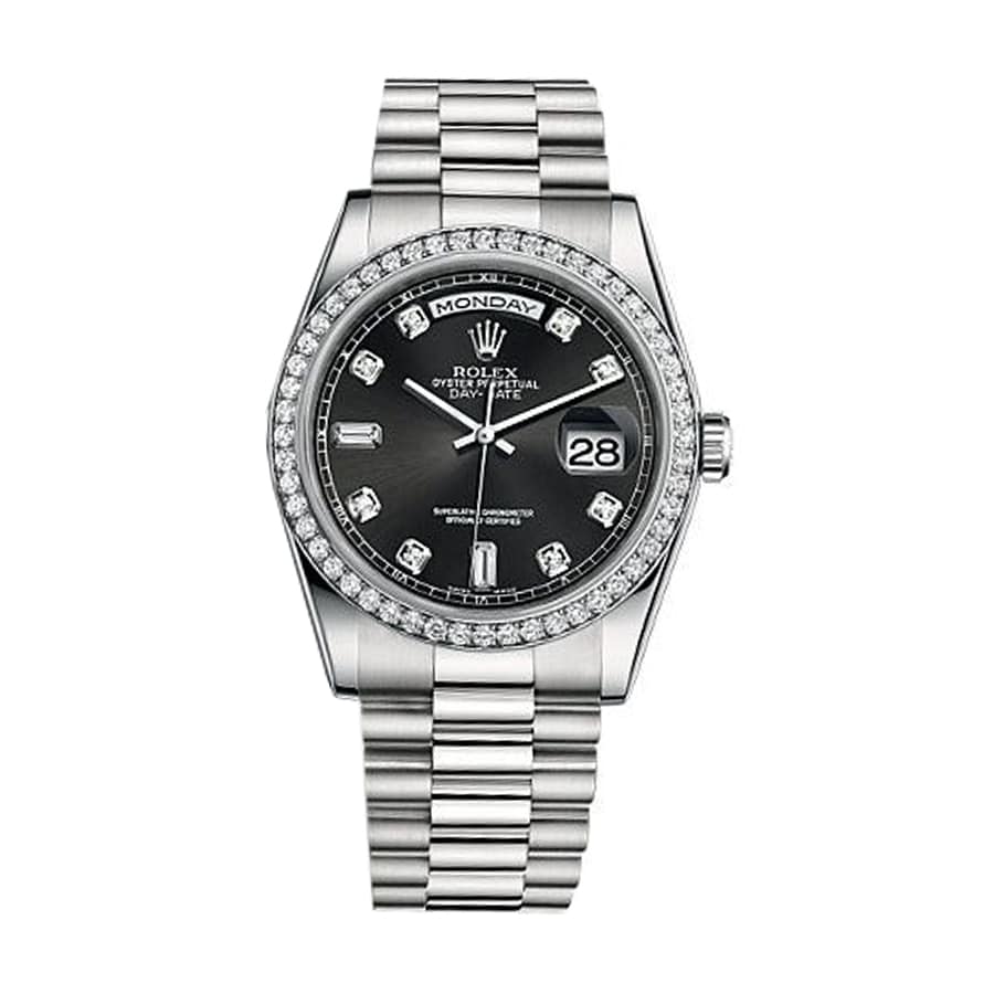 Rolex Day-Date White Diamond 228349RBR First-Class Clone