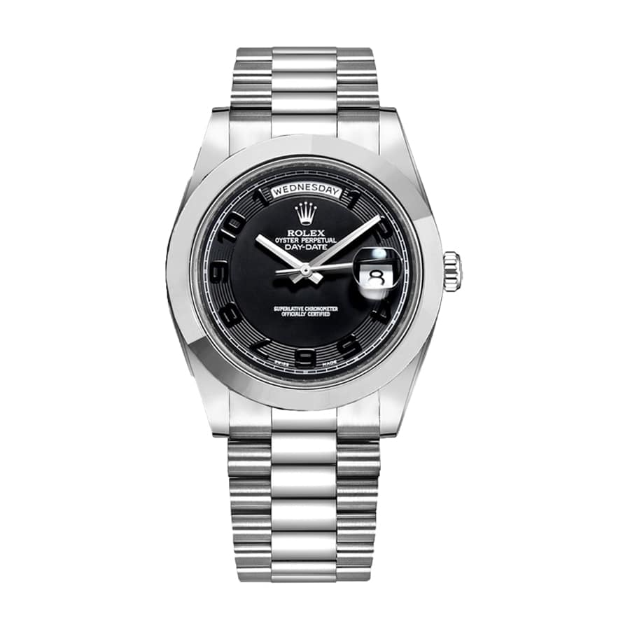 Rolex Day-Date 218206 “Black Dial” Supreme Replica Edition