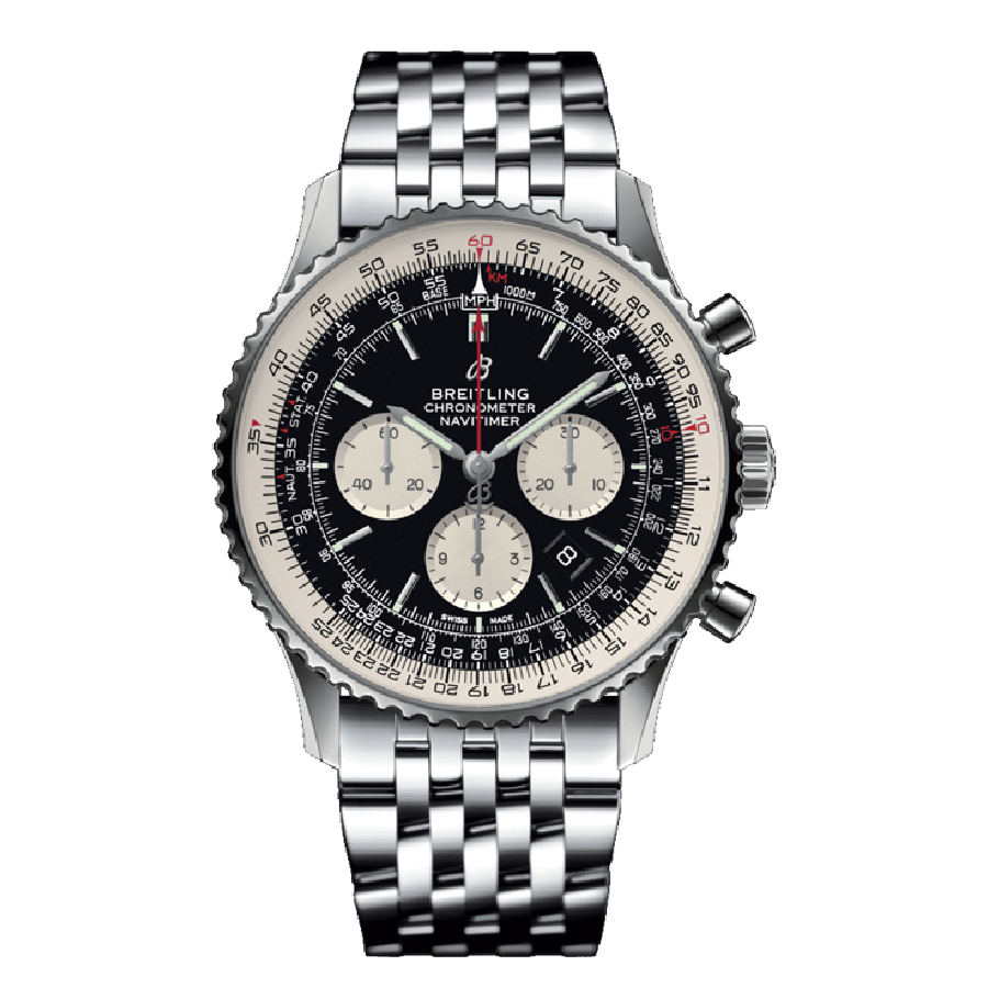 Breitling Navitimer B01 Chronograph AB0121211B1A1 “Black Dial” Premium Duplicate Edition