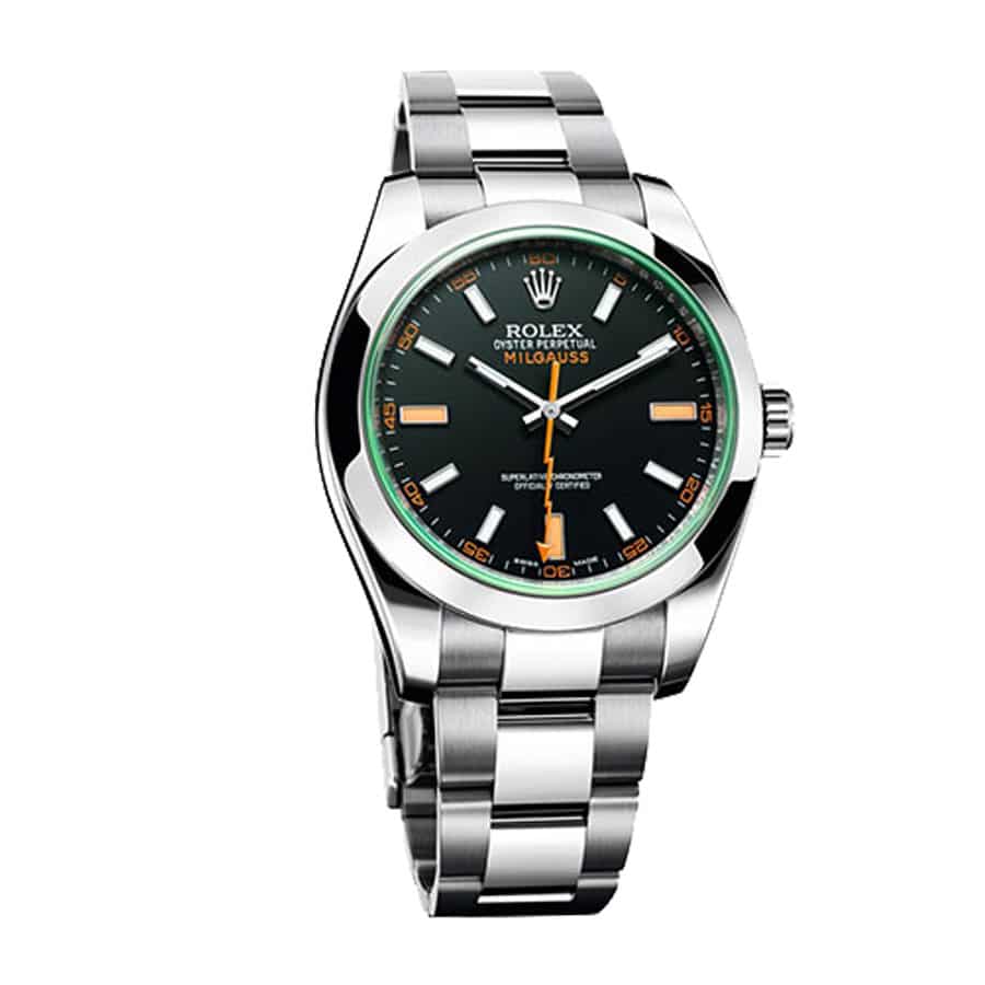 Rolex Milgauss 116400GV “Green Crystal” Exceptional Replica 1:1