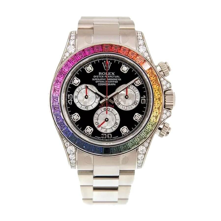 Rolex Cosmograph Daytona 116599RBOW “Black Diamond” Exclusive Clone Edition