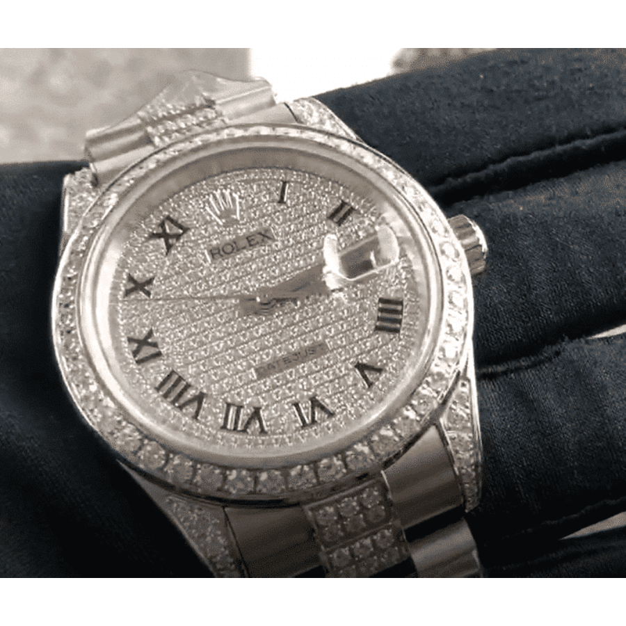 Rolex Yacht-Master 116622 “Iced Out” Authentic Super Replica