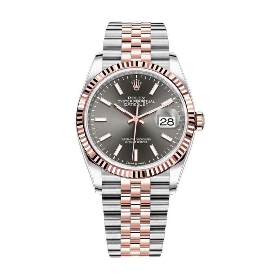 Rolex Datejust 126231 Two-Tone Fluted Bezel Detailed Replica