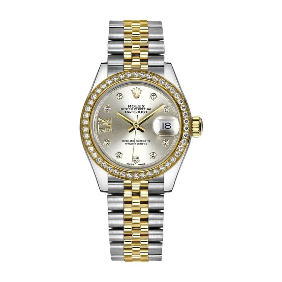 Rolex Lady-Datejust 279383RBR Champagne Diamond Master Clone Quality