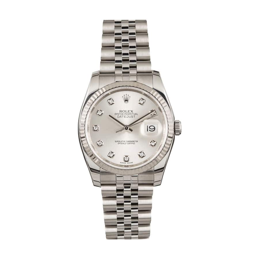 Rolex Datejust 116234 Silver Dial Perfect Duplicate 1:1