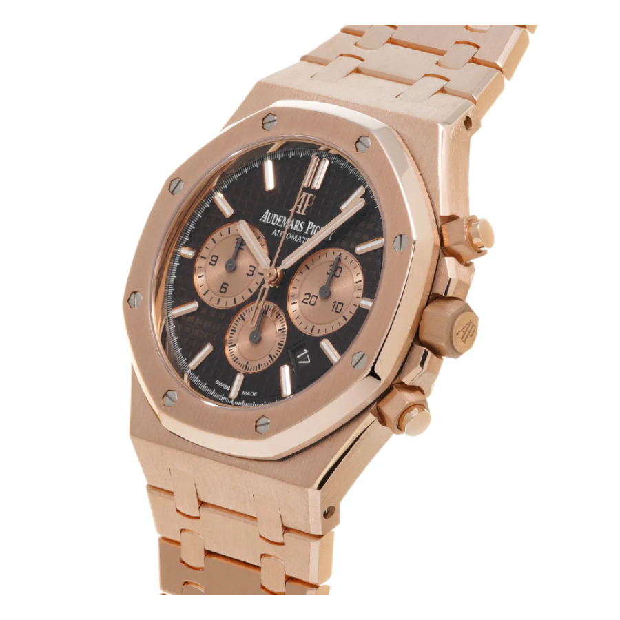 Audemars Piguet Royal Oak Chronograph 26331OR “Rose Gold Brown Dial” Master Replica 1:1