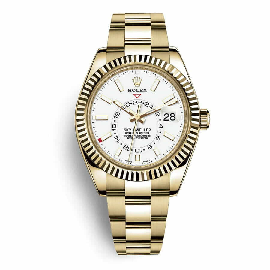 Rolex Sky-Dweller 326938 “Yellow Gold” High-End Replica 1:1