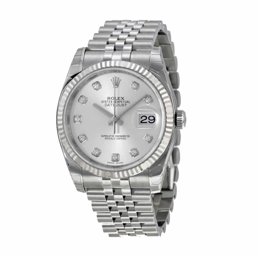 Rolex Datejust 116234 Silver Dial Perfect Duplicate 1:1