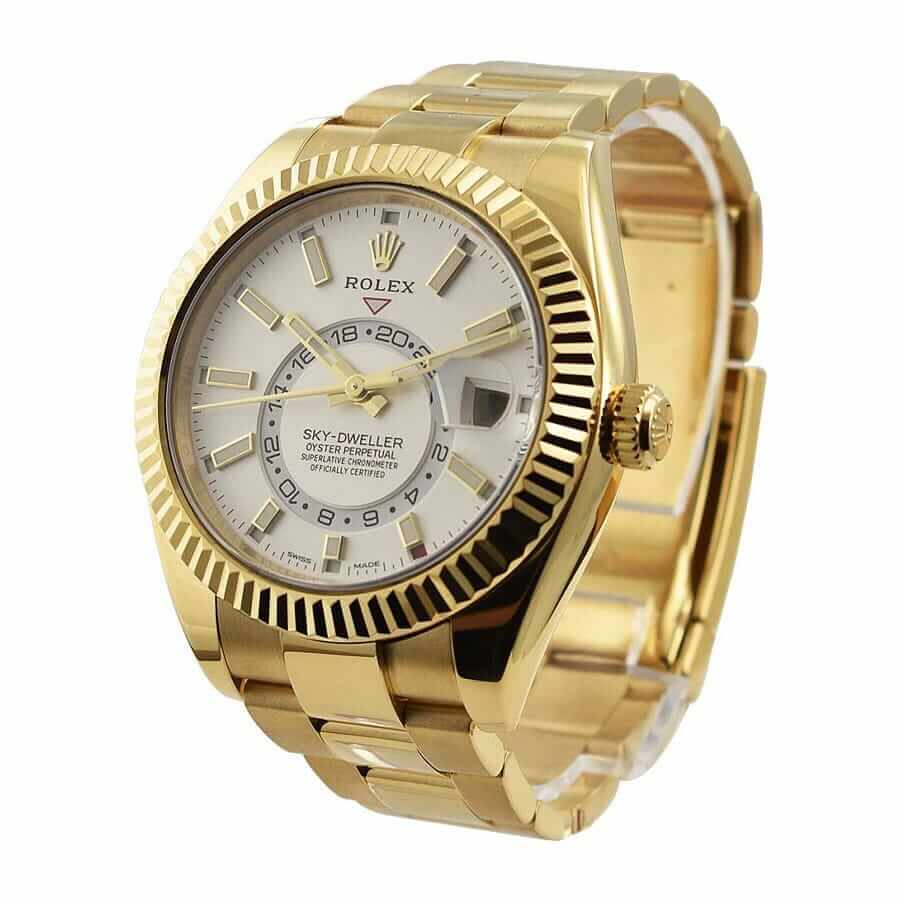 Rolex Sky-Dweller 326938 “Yellow Gold” High-End Replica 1:1