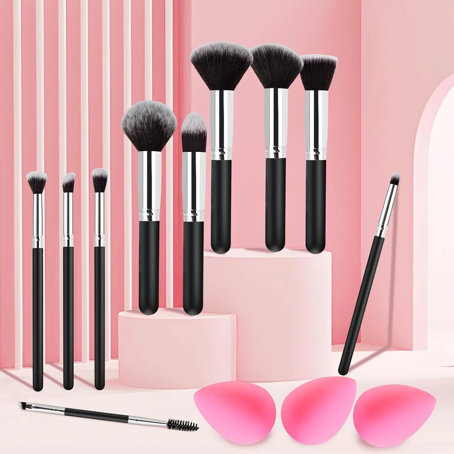 Herbionyx 13-Piece Professional Makeup Brush Set