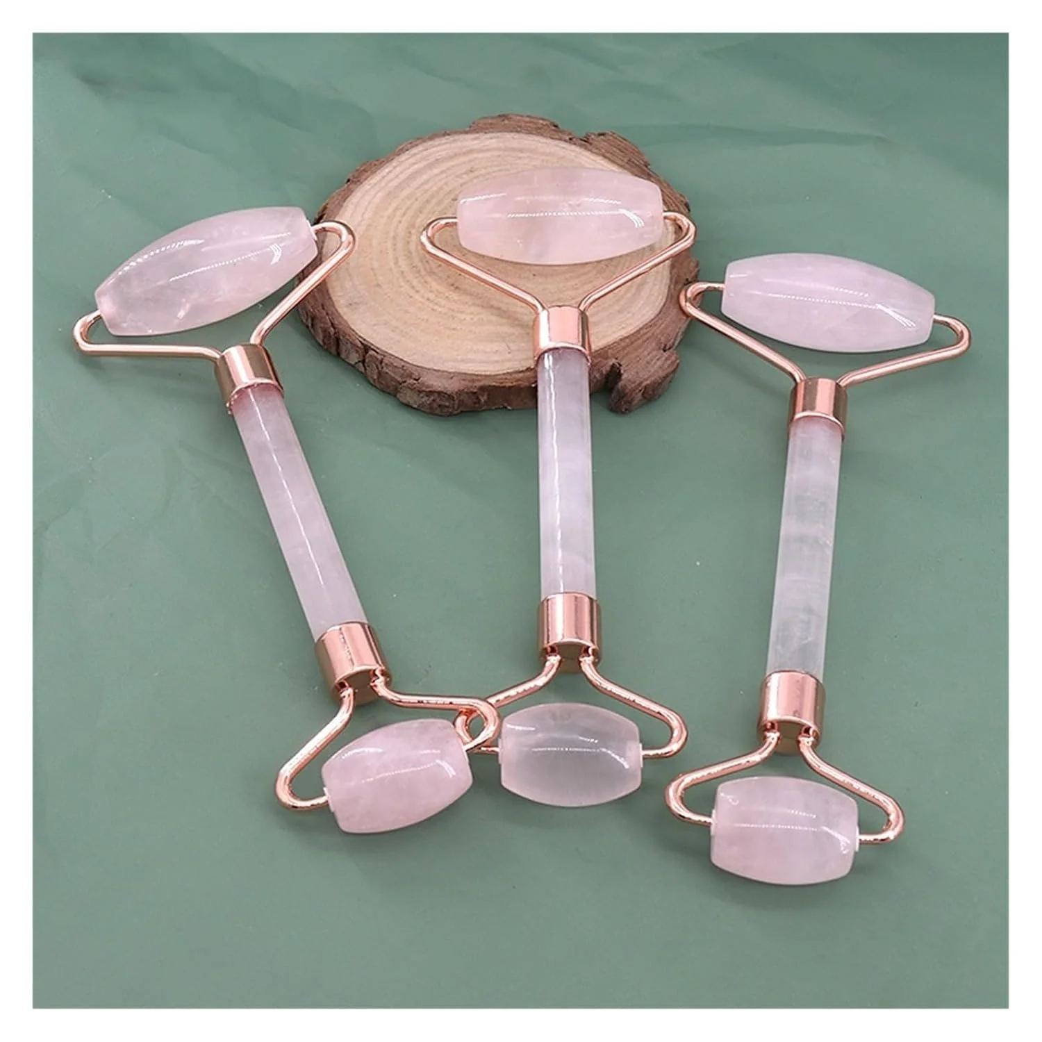 Herbionyx Natural Jade Roller for Face & Neck