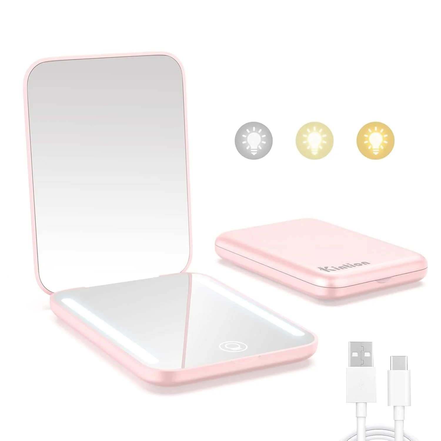 Herbionyx Rechargeable LED Makeup Mirror