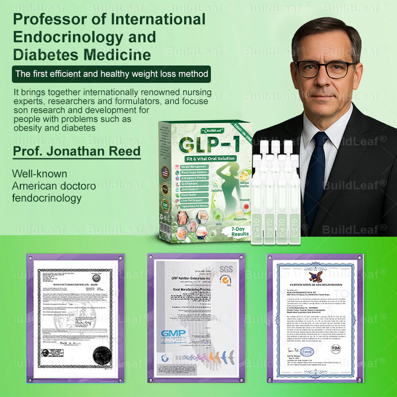 BuildLeaf® GLP-1 8-in-1 Fit & Vital Oral Solution  (Just once a day, visible changes in 7 days) ✅ For obesity,, sleep apnea, gut health, , and more