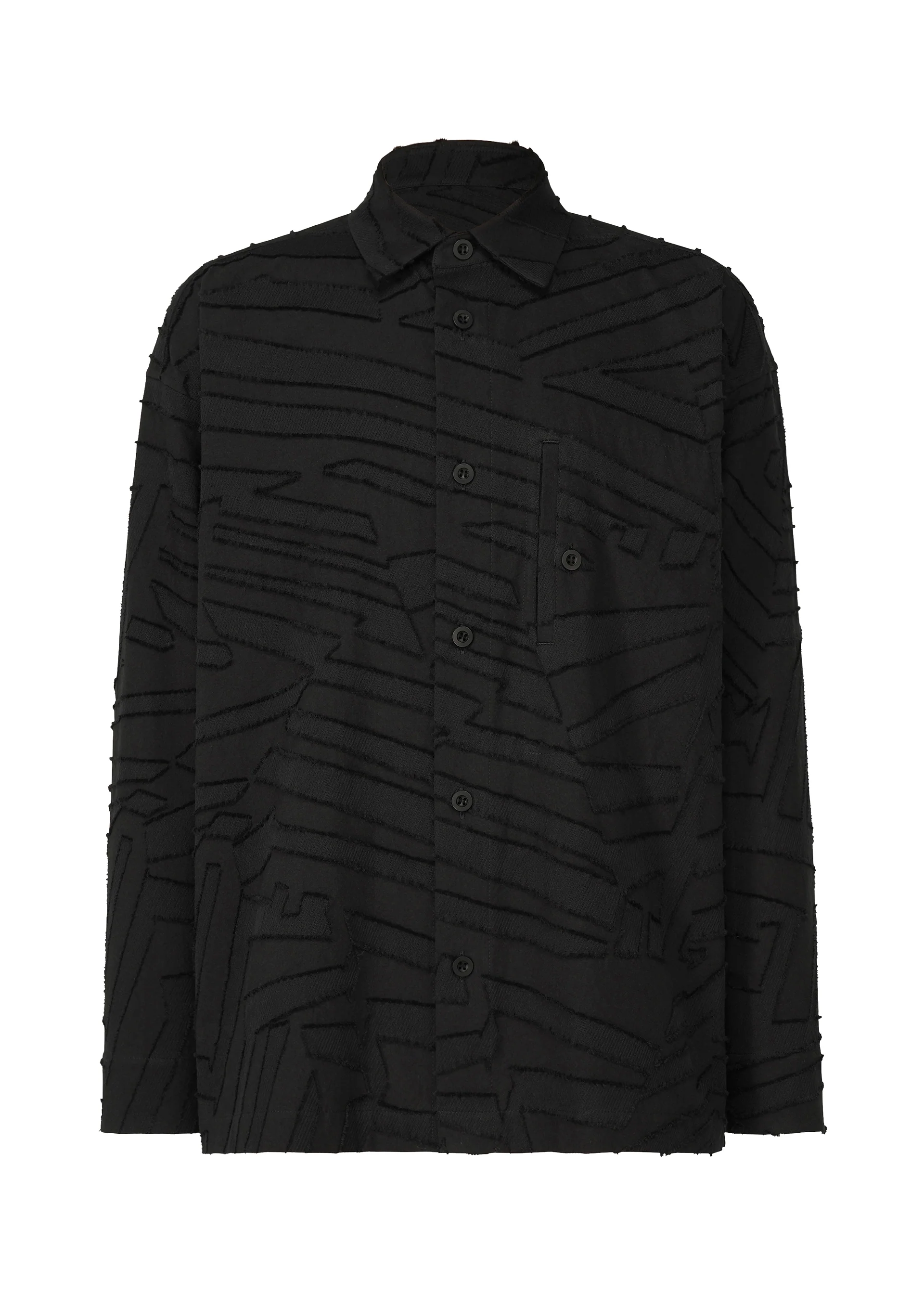 GEOMETRY JACQUARD SHIRT