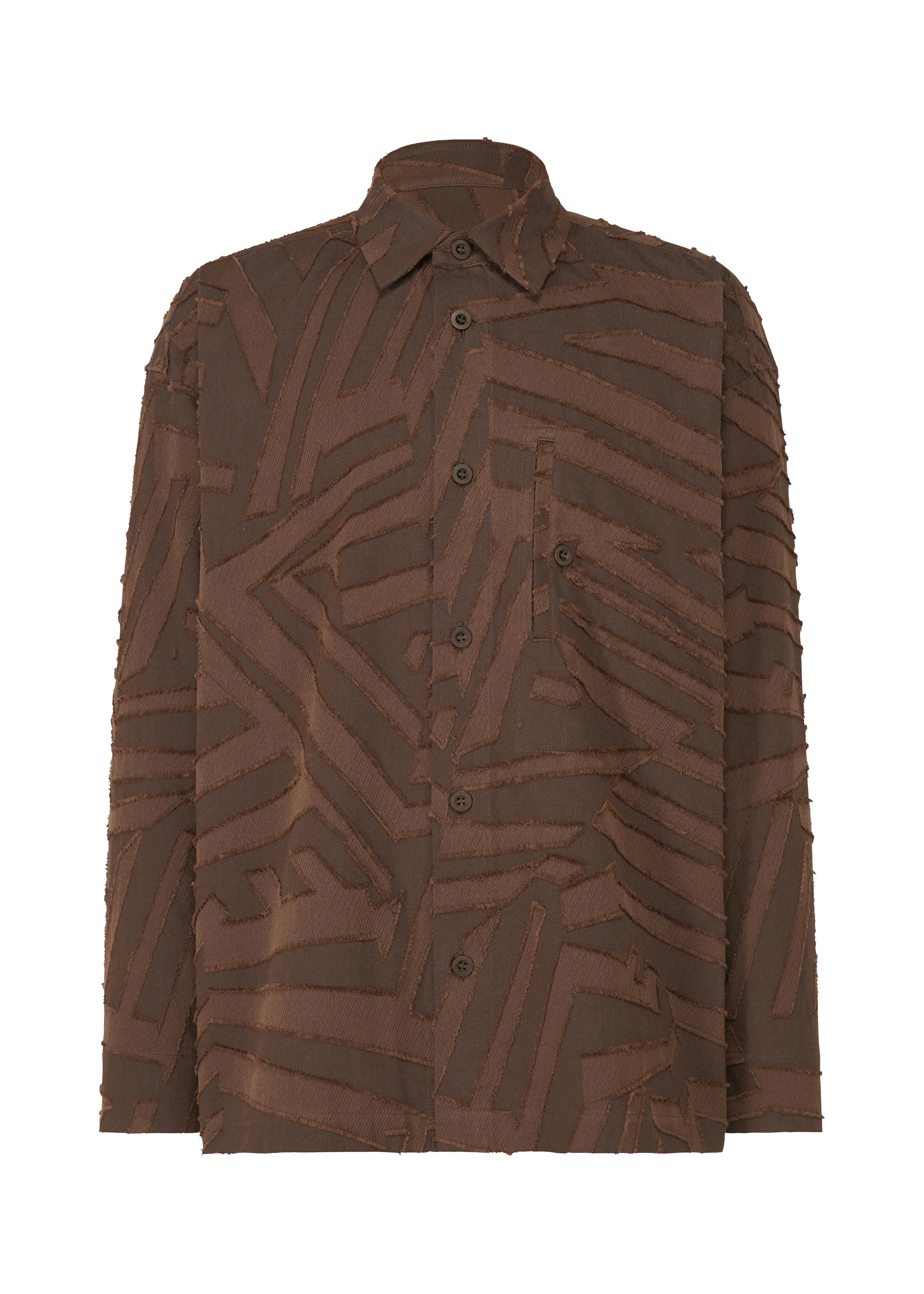 GEOMETRY JACQUARD SHIRT