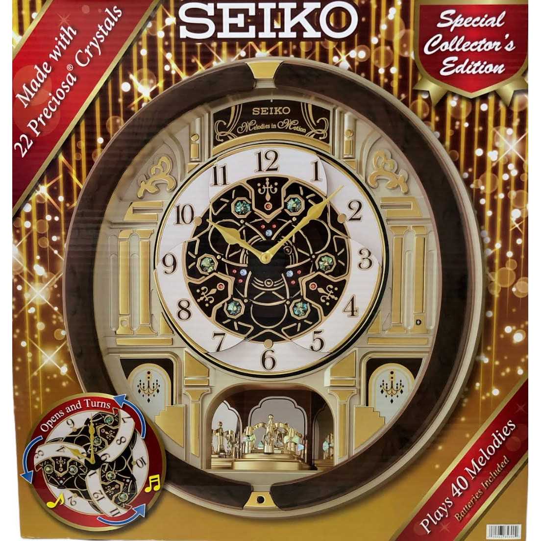Seiko Melodies in Motion Wall Clock